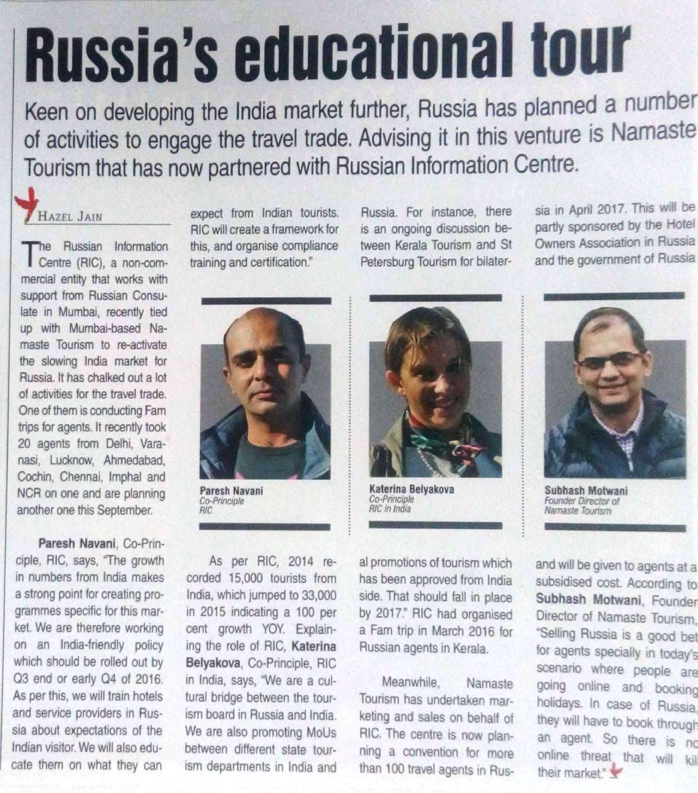 Russia Education Tour
