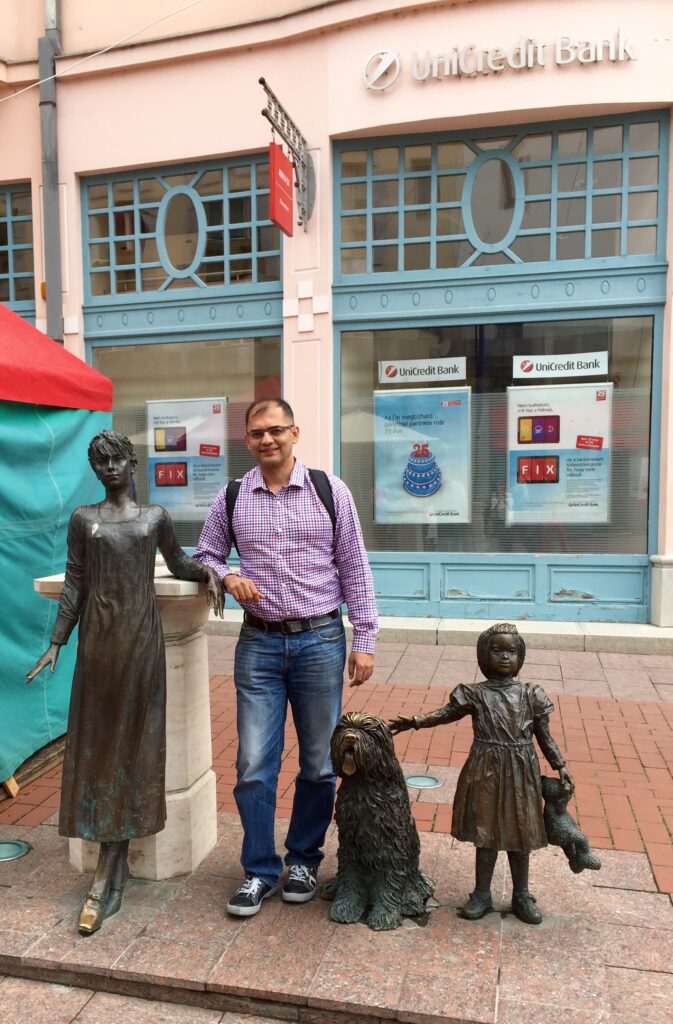 Street sculpture Szeged