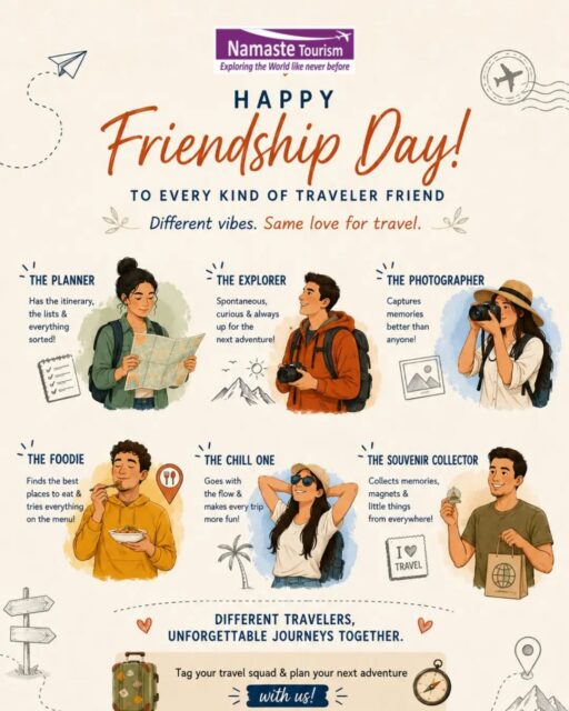 Friendship Day vibes, powered by passports and memories. ✈️💛

#HappyFriendshipDay #FriendsWhoTravel #ExploreMore #AdventureAwaits

{ friends, friendship day, memories, moments }
