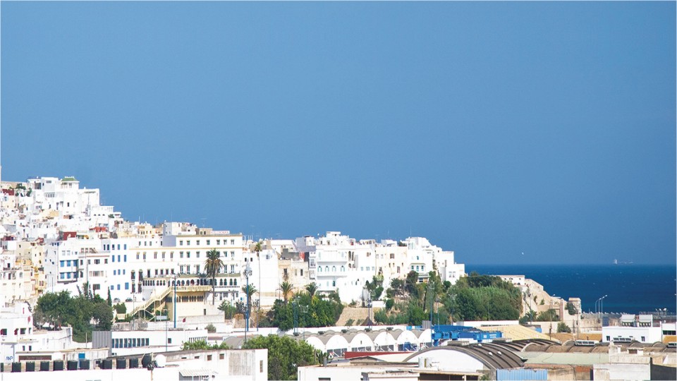 White washed medina in Tangier