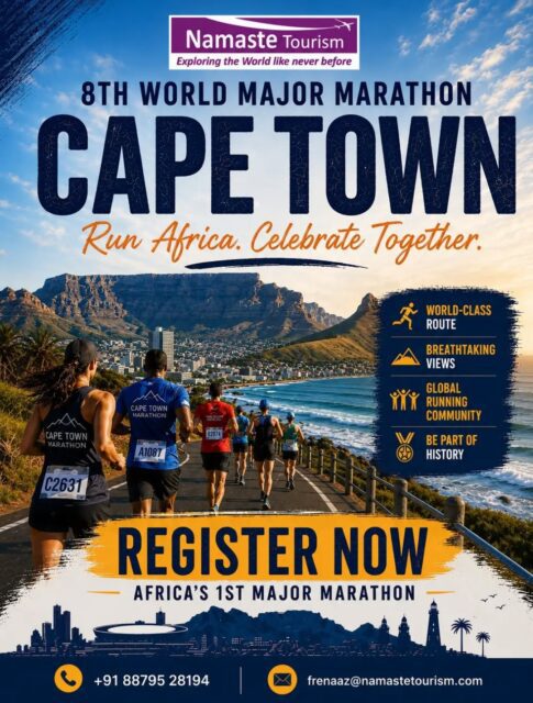 🏃‍♂️🌍 Run Africa. Celebrate Together. 🇿🇦

The wait is over! Experience the 8th World Major Marathon in Cape Town — where iconic routes meet breathtaking views. 🌊⛰️

✨ Africa’s 1st Major Marathon
🏅 Run. Explore. Make History.

Register Now!

#CapeTownMarathon #RunAfrica #WorldMajorMarathon #MarathonTravel