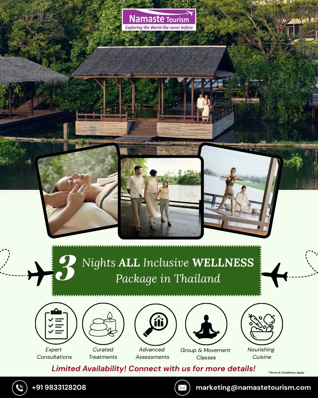 Escape to where golden beaches meet tranquil backwaters. 🌴✨

Experience the perfect blend of luxury, relaxation, and nature with The Lake & Beach Ecstasy at these two properties. Your dream Kerala getaway awaits.

📞 Connect with us to plan your escape.

#LakeAndBeachEcstasy #LuxuryEscape #KeralaDiaries #LuxuryTravel #TravelIndia

{ luxury, kerala, escape, travel }