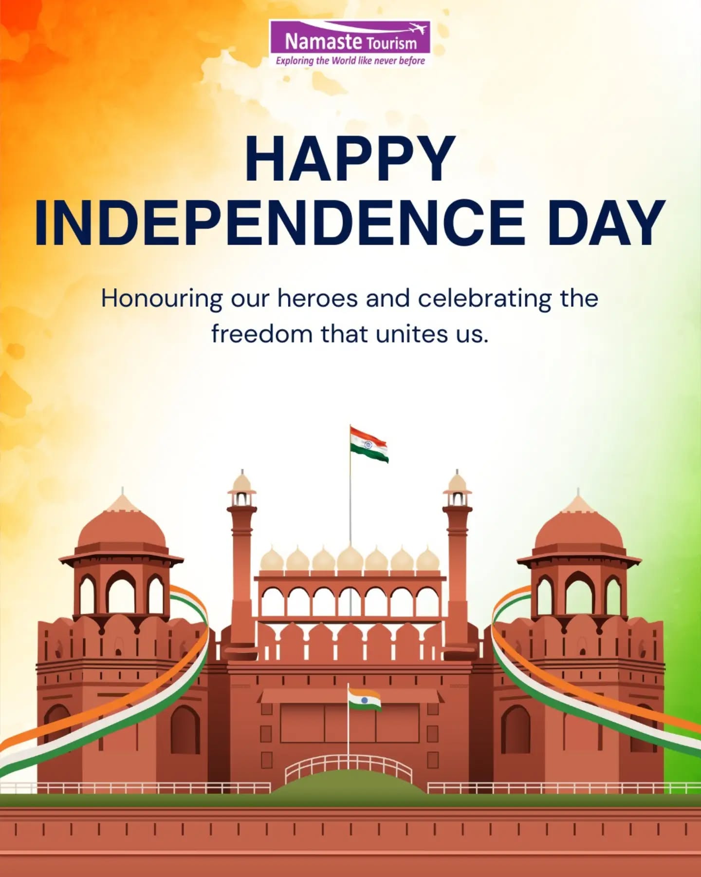 Celebrating the spirit of freedom, the courage of our heroes, and the pride of a nation that keeps moving forward.

Happy Independence Day! 🇮🇳✨

#HappyIndependenceDay #IndependenceDay #India #ProudIndian