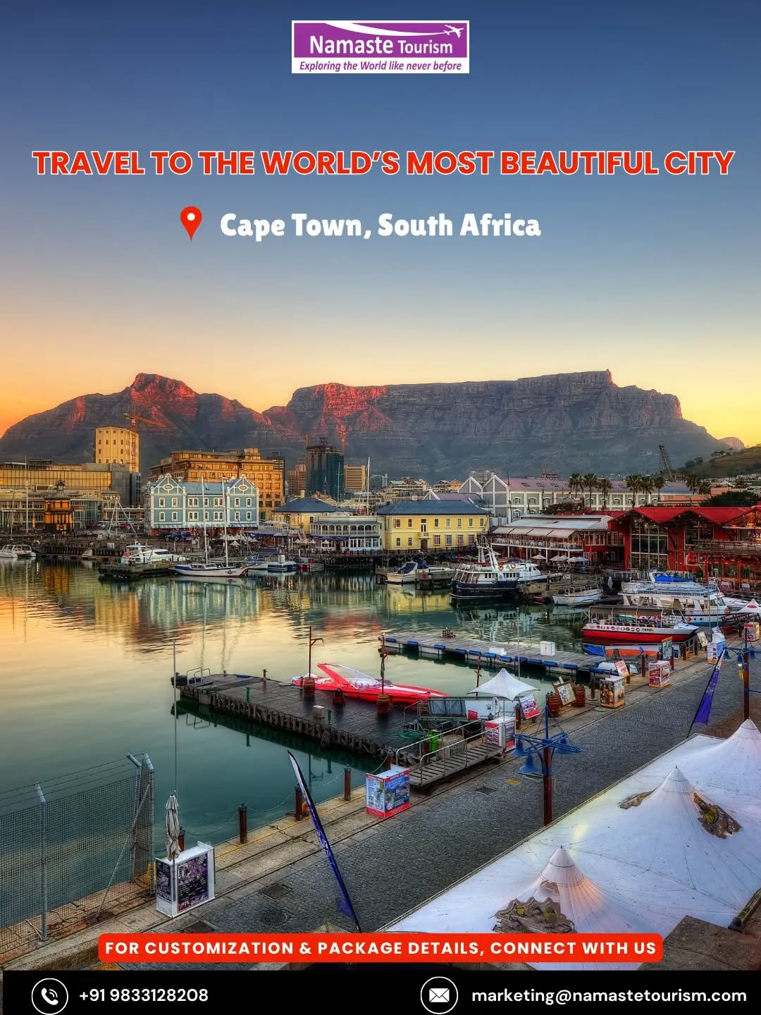 🇿🇦✨ Cape Town is calling!

Where mountains meet the ocean, and every view feels like a postcard. 🌊🏔️
See the world. Feel Cape Town. ✈️

#CapeTown #SouthAfrica #TravelTheWorld #Wanderlust

{ south africa, cape town, discover, city }