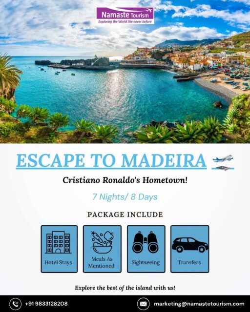 From the hometown of Cristiano Ronaldo to breathtaking cliffs, lush mountains & unforgettable ocean views — discover the magic of Madeira. 🇵🇹⚽✨

#Madeira #Portugal #CristianoRonaldo #BucketListTravel #TravelWithUs

{ mountains, memories, island, views }