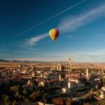 Hot air balloon in spain